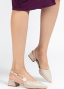 Resim tayyarshoes stilla şık iğneli aksesuarlı alçak topuklu ayrt edici aksesuar çıklığı vurgulafr 