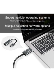 Resim XTRIKE ME HDMI to USB 1080P Video Capture Card - Oyun ve Canlı Yayın Görüntü Kayıt Kartı ZR413 