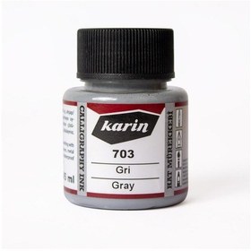 Resim Karin Hat Mürekkebi 45ml Gri 703 