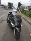 Resim Motocam Piaggio X Evo Siperlik Ön Cam 2009 2015 Model 70cm Şeffaf Renkli 4mm 