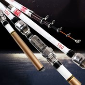 Resim 1 adet Ultra-Kısa Teleskopik Yumuşak Kuyruk Karbon Raft Balıkçılık Çubuğu, 180mm - Nehirler, Dereler, Göl ve Göl için Kompakt Taşınabilir Tasarım, Yetişkinler için İdeal, Babalar Günü, Bağımsızlık Günü, Şükran Günü ve Noel Hediyeleri için Mükemmel, Dereler Balıkçılığı Deneyimi | Teleskopik Balıkçılık Çubuğu | Dayanıklı Fiberglas 