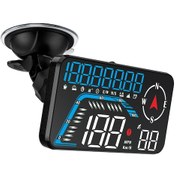 Resim Cbtx G12 Hud Gps Dijital Araç Hız Göstergesi Ön Cam Vantuz Montajlı Head-up Display - Mavi+beyaz 