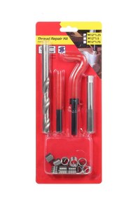 Resim Maiyame 15'li Helicoil Metrik Diş Tamir Seti - M5-m14 Arası Ve M12x1.25 İçin Otomotiv Profesyonel Takımı 