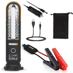 Resim Worx Wx852.1 12v 500amp Lityum-polymer Akü Takviye Powerbank Led Lamba 