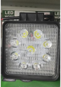 Resim Çalışma Lambası Kare Lamba 9 Led Kalın 9-80v 27w 