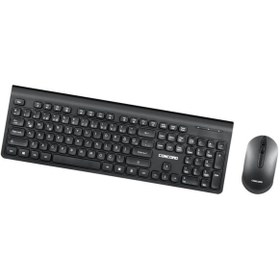 Resim Concord C69 Kablosuz Multimedya Türkçe Q Klavye Mouse Seti 