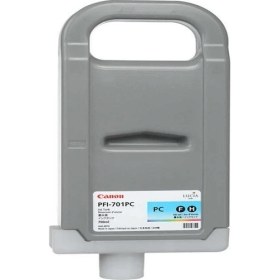Resim Plottersarf® Canon PFI-701 Pc Photo Cyan Fotoğraf Mavi Mürekkep Kartuş 700 Ml. 