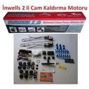 Resim Inwells 12v Cam Kaldırma Motoru (CAM KALDIRMA SETİ) (2 CAM) Unıversal 