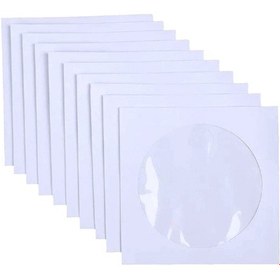 Resim Cd Zarfı Pencereli Cd / Dvd Zarf Beyaz Zarf - 20 Adet 