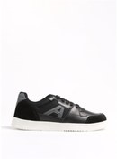 Resim Aeropostale Siyah Erkek Deri Sneaker EBICON Aeropostale