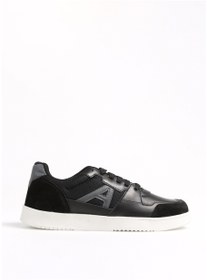 Resim Aeropostale Siyah Erkek Deri Sneaker EBICON 