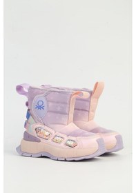 Resim United Colors Of Benetton Benetton 11079 İthal Memory Foam Kürklü Cırtlı Kız Çocuk Bot 267800001821 07 Pembe Pembe 