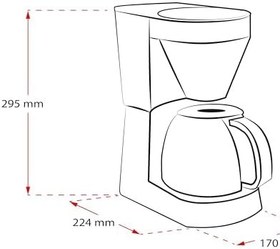 Resim Melitta Easy Top II Filtre Kahve Makinesi Siyah 