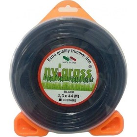 Resim Nylgrass Tırpan Misinası Turuncu Dörtköşe 3.3 Mm 44 Mt 