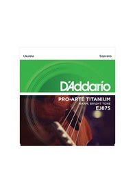 Resim D'addario Ej87s Ej Serisi Ukulele Tel Seti Soprano - Titanyum 