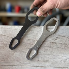 Resim 8-24mm Küçük Süper Sert Çelik Anahtar, Çok Fonksiyonlu Çift Başlı Kendinden Sıkışan Anahtar, Evrensel Anahtar ile Evrensel Minder, Çift Başlı Evrensel Anahtar Seti, Çok Fonksiyonlu Tork Anahtarı, Arabalar, Bisikletler, Ev ve Mühendislik Bakımı için Uygun 