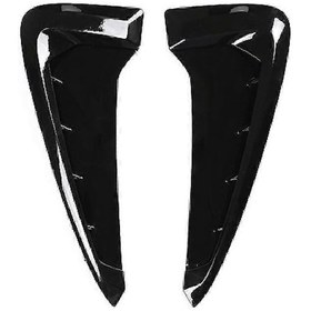 Resim Bmw X5 F15 2014-2018 Dekorasyon Aksesuarları İçin Araç Yan Kanat Akış Izgarası Giriş Havalandırması Döşemesi 