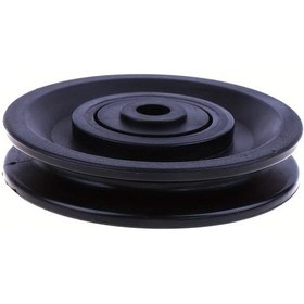 Resim Gaojunshop01 1 Adet 90mm Siyah Naylon Rulmanlı Kasnak Spor Ekipmanı Dayanıklı Aşınmaz Fitness Aksesuarı 