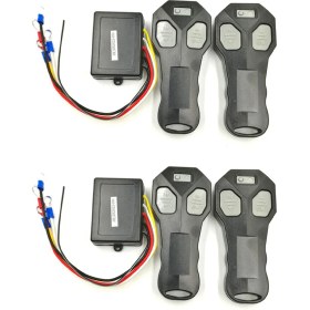 Resim 2 Takım Evrensel Araba Kablosuz Vinç Uzaktan Kumanda, Ikiz Ahizeli Iki Uyumlu Verici (Yurt Dışından) 