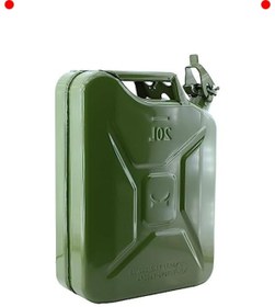 Resim markentegra Metal Yakıt Taşıma Bidonu 20 Litre | Dayanıklı Depolama 