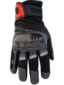 Resim Scoyco MC78WP Carbon Motosiklet Eldiveni Siyah-Kırmızı 