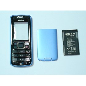 Resim Kotenartt Nokia 3110C Kapak Tuş Takımı + Bl-5c Batarya 