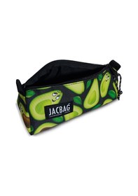 Resim Jacbag Avokado Kız Çocuk Tek Bölmeli Üçgen Okul Ve Ofis Kalem Kutusu Çok RENKLİ 