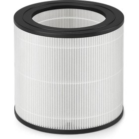 Resim AC0650 ve AC0651/10 Hava Temizleyici Için Orijinal Yedek Filtre, Nanoprotect Hepa, 12 Ay, Levenslange Göstergesi, Zwart/wit (FY0611/30) 