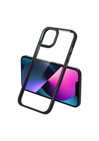Resim Apple Uyumlu iPhone 13 Zore Krom Kapak-siyah 