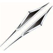 Resim Dashanshop Paslanmaz Çelik Universal Oto Folyo Yapışkanlı Çift Renkli Gümüş+siyah Jant Kapak Şeridi 