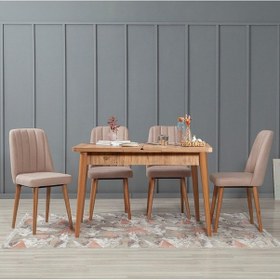 Resim Milano Medium Mutfak Masa Takımı Atlantik Taş 