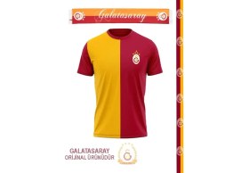 Resim Galatasaray 5 Yıldız Parçalı Forma T-Shırt Ahşap Kutu Hediyeli 