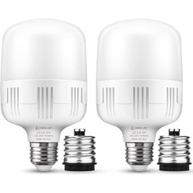 Resim Janissary 30 Watt Torch Ampul Büyük Boy Beyaz Işık, (250-300w Eşdeğer) Led Tasarruflu E27 Normal Duy (2 Adet) 