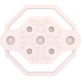 Resim Motifpiyer Tavan LED Spotlu Göbeği 52-Sekizgen-Dış Çıtalı 