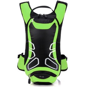 Resim Wineen Lixada 12l Su Geçirmez Bisiklet Bisiklet Omuz Sırt Çantası Ultra Hafif Spor Açık Hava Binicilik Seyahat Dağcılık Hidrasyon Su Çantası Yeşil 