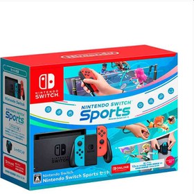 Resim Nintendo Switch Standart Kırmızı Mavi Sports Set Konsol 