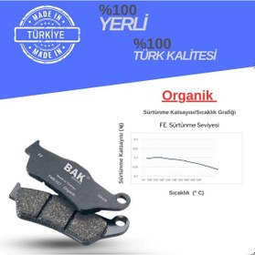 Resim Sym Joyride 200 Arka Fren Balatası Bak Brakes 