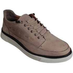 Resim Yazkış Erkek Hakiki Deri Vizon Nubuk Comfort Rahat Jel Taban Günlük Ayakkabı 001 