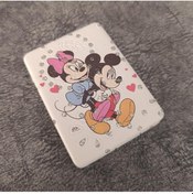 Resim Cep Ayna Makyaj Çanta Seyehat Taşınabilir Mickey Minnie Mouse Ayna Kozmetik Büyüteç Kompakt 