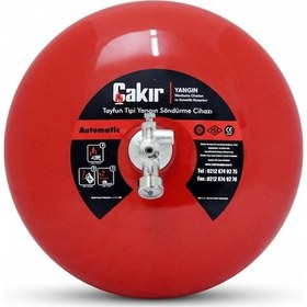 Resim Yangın Söndürme Sistemleri 6 Kg Tozlu Tavan Tipi Sprinkli Otomatik Söndürme Sistemi Yangın Tüpü 