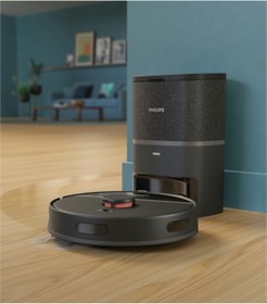 Resim Philips 3110 Serisi Islak Kuru Moplu Siyah Robot Süpürge Premium Seri 
