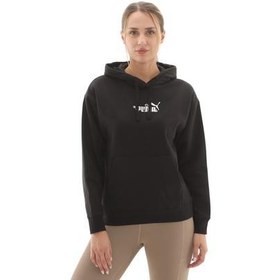 Resim Puma Ess Nature 2.0 Hoodie Kadın Sweatshirt Siyah 