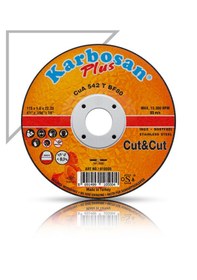 Resim Karbosan 910520 125x1x22,23 Cut&cut Plus Kesme Diski 25 Adet 