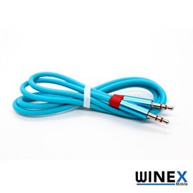 Resim Winex AX42 GFZ 3.5 MM Aux 1 M Mavi Kablo 