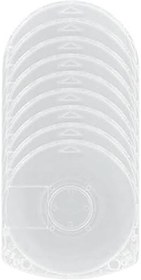 Resim 10 adet UMD durumda uyumlu Sony PSP1000/2000/3000, disk saklama kutusu yedek oyun disk kılıfları kapak tutucu şeffaf koruyucu disk durumda kabuk 