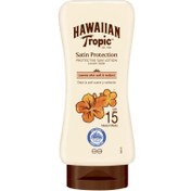 Resim Hawaiian Tropic Satin Protection Sun Lotion Güneş Losyonu SPF15 180ml 