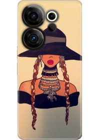 Resim TECNO Camon 20 Premier 5G Uyumlu Kılıf Silikon Desenli Resimli Modaguru 