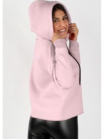 Resim Balins Kadın Kapüşonlu Sweatshirt Pembe Çok Renkli 