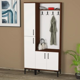 Resim Kalender Dekor Rose-1-3 Portmanto Vestiyer Ayakkabılık RS03 