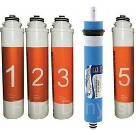 Resim Filtre Dünyası Waterlife Su Arıtma Cihazına Uyumlu Filtre 5Li Set Lg Membranlı 